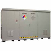 Securall® 14'W x 8'D x 8' 4"H Hazmat Chemical Storage Building 24 Drum