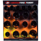 American Forge & Foundry 6 and 8 Point Mixed Axel Nut Socket Shop Display