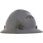 Jackson Safety Blockhead Fiberglass Full Brim Hard Hat, Vented, Composite Wrap, 4-Pt. Suspension