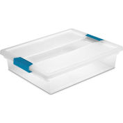 Sterilite Clearview Storage Box With Latched Lid 17551706 - 32 Qt. 23-5 ...