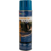 Stripe® Waterbase Street & Utility Marking Paint 20 oz. Precaution Blue 20-653, 12/Case