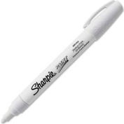 Sharpie® Paint Marker, Oil-Based, Medium, White Ink - Pkg Qty 12