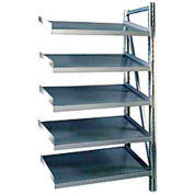 Steel Pick Shelving, 5 Level, Single, Tilt, 78"H x 50"W x 24"D, Add-On