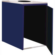 Single Recycle Cabinet - 30"W x 27-3/4"D x 39-15/32"H (St. Louis Blue)