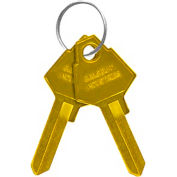 Key Blanks 11129 - for Key Padlocks of Solid Oak Wood Lockers - Box of 50