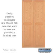 Double End Side Panel 11145 - for 21" Door Deep Solid Oak Executive Wood Locker, Light Oak