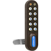 Electronic Lock 11190 - for Solid Oak Executive Wood Locker Door, Black