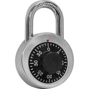 Salsbury Combination Padlock 22220 for Extra Wide Designer Wood Locker Door Silver/Black