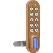 Salsbury Electronic Lock 22290 for Extra Wide Designer Wood Locker Door Gold