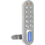 Salsbury Electronic Lock 22290 for Extra Wide Designer Wood Locker Door Silver