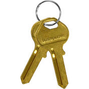 Salsbury Key Blanks 22299 for Built-In Key Locks of Extra Wide Designer Wood Lockers Gold