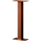 Standard Pedestal 4365D-COP - Bolt Mounted, for Designer Roadside Mailbox, Copper