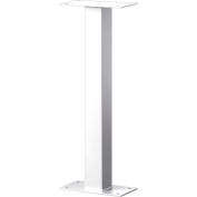 Standard Pedestal 4365WHT - Bolt Mounted, for Roadside Mailbox and Mail Chest, White