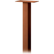Standard Pedestal 4385D-COP - In-Ground Mounted, for Designer Roadside Mailbox, Copper