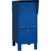 Courier And Collection Box 4975BLU - Blue, Private Access