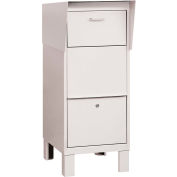 Courier And Collection Box 4975WHT - White, Private Access
