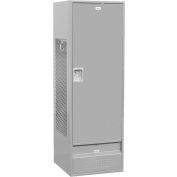 Salsbury Gear Metal Locker 71024 - Solid Door 24"W x 24"D x 72"H Gray Unassembled