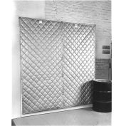 Singer Safety SC124-10 QFM Double Faced Quilted Wall Panel, 4'W x 10'H x 2" Thick