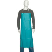 San Jamar 614DVA20-GN - Vinyl Apron, Green, 45"L x 36"W