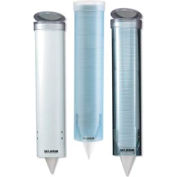 Medium Pull-Type Water Cup Dispensers, Frosted Blue - Pkg Qty 12