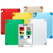 Saf-T-Grip® Cutting Boards, Yellow, 12"H x 18"W x 1/2"D