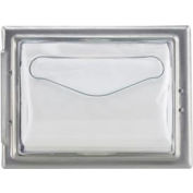 In-Counter Napkin Disp. 19-5/8h x 7w x 5-1/2d,Clear Face,Stainless Body,Fullfold