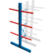 Global Industrial™ Double Sided Cantilever - 144" Upright - 48" Brace Kit - Adder