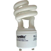 Sunlite® 00650-SU SL11/E/GU24/27K 11W GU24 Spiral CFL Light Bulb, GU24 Base, Warm White