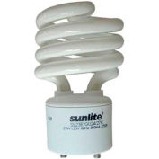 Sunlite® 00665-SU SL23/E/GU24/27K 23W GU24 Spiral CFL Light Bulb, GU24 Base, Warm White