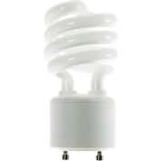 Sunlite® 00793-SU SL23/GU24/50K 23W GU24 Spiral CFL Light Bulb, GU24 Base, Super White - Pkg Qty 24