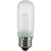 Sunlite 03035-SU 100T10/HAL/FR 100W Single Ended Double Envelope T10 Halogen Bulb Medium Base, Frost - Pkg Qty 12