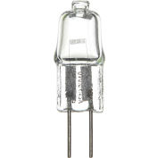 Sunlite 03260-SU Q20/CL/G4/24V 20W Single Ended T2.5 Halogen Bulb, Bi-Pin Base, Clear - Pkg Qty 12
