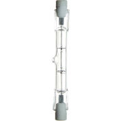 Sunlite 03325-SU Q100T3/CL/S 100W Double Ended T3 Halogen Bulb, RSC Base, Clear - Pkg Qty 12