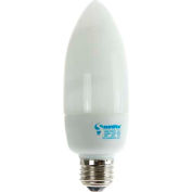 Sunlite&#174; 65751-SU SLM14TW/27K 14W Chandelier CFL Light Bulb, Medium Base, Warm White - Pkg Qty 12
