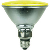 Sunlite 80045-SU PAR38/LED/4W/Y 4W PAR38 Colored Reflector, Medium Base Bulb, Yellow - Pkg Qty 6