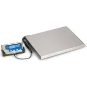 Global Industrial NTEP Mobile Bench Scale w/ Backrail, LED Display, 1,000 lb x 0.2 lb 412666