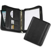 Samsill® Professional 1" Zipper Binder, 8-1/2" x 11", Vinyl Cover, Black