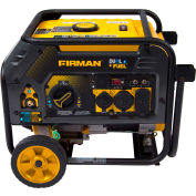 Firman 4550/3650 Watt Dual Fuel Portable Generator, Gas, Recoil Start, 120V - H03652