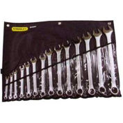 Stanley 85-990 14 Piece Satin Finish Combination Wrench Set, 12 Point