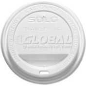 SOLO® Traveler Lids, For 12-16 Oz SOLO® Hot Cups., 300/Carton, White