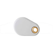 Speco Proximity Key Ring Tag, White, 25/PK, 1-1/2"L x 1-3/16"W x 1/8"H