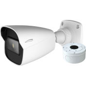 Speco 4MP H.265 IP Bullet Camera with Advanced Analytics 2.8mm fixed lens, White Housing