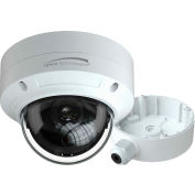 Speco 4MP H.265 IP Dome Camera with Advanced Analytics 2.8mm fixed lens, White Housing
