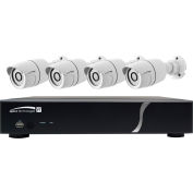 Speco ZIPT4D1 4-Channel HD-TVI DVR and 4 Bullet Camera Kit, 1TB