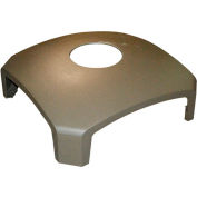 Rubbermaid® Dome Top With Hole, Driftwood With Hardware - FG3975M2DWOOD