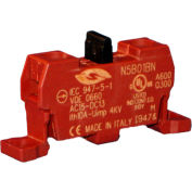 Springer Controls N5B01BN, N5 Series, 22mm Contact block, 1NC, base mounting, screw terminal.