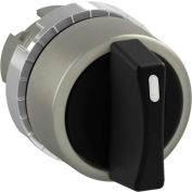 ABB Non-Illuminated Selector, 22mm, Black, D CAM, P9M-SMD0N
