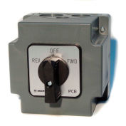 Springer Controls/MERZ W151/7-I2-CA,20A,3-POLE,Encl. Reversing Switch,Spring-Return Lever Handle