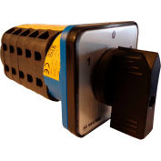Springer Controls / MERZ Z251/3-AB, Change-Over Switch w/Zero Pos., 3-Pole, 25A, 4-hole front-mount