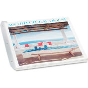 Baumgartens® 3 Ring Magazine/Catalog Organizer Strips, Clear, 12/Pk